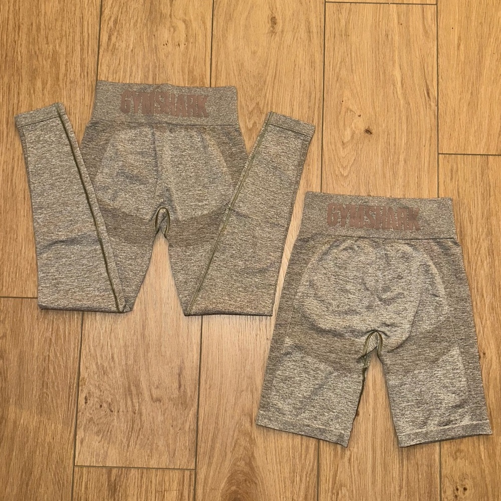 Gymshark | High-Waisted Flex Seamless Leggings and Biker Shorts bundle